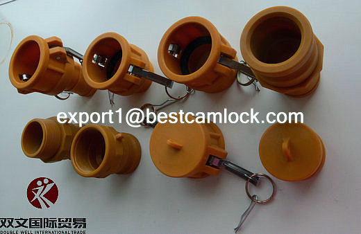 Nylon plastic camlock coupling
